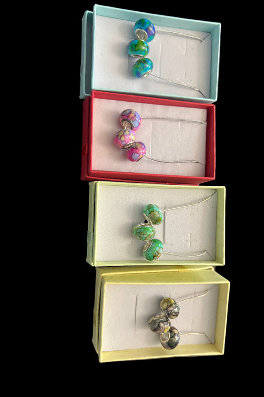 Decorated Glass Beads