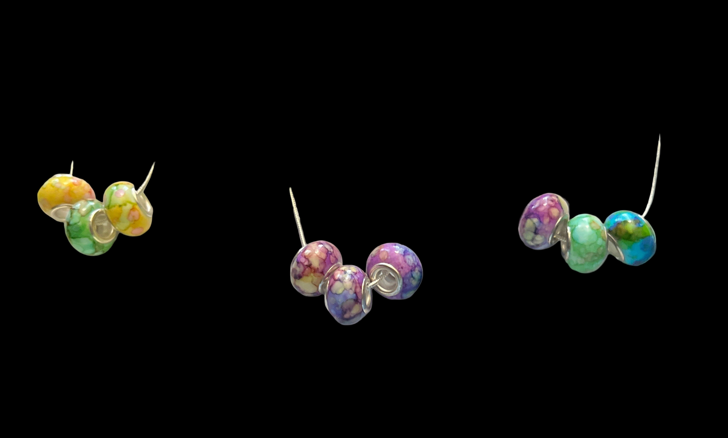 Decorated Glass Beads