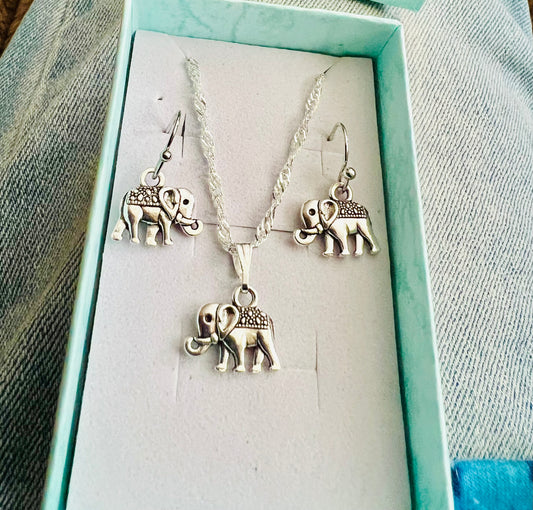 Elephant Earring Set