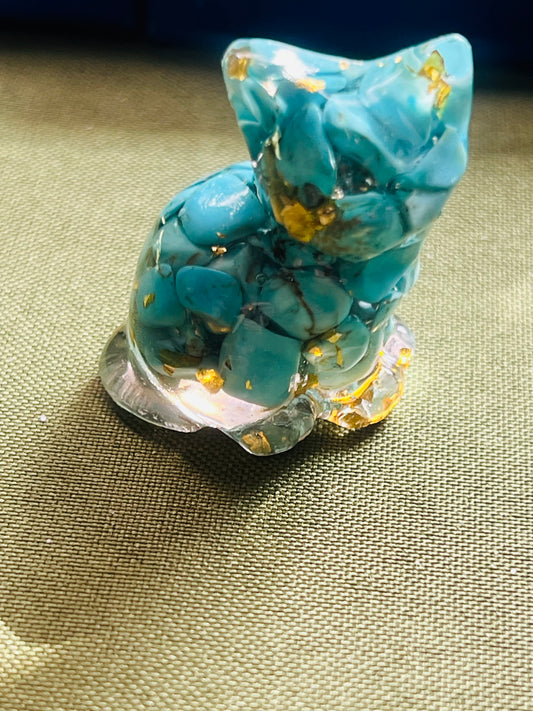 Crystal Cat Figurines