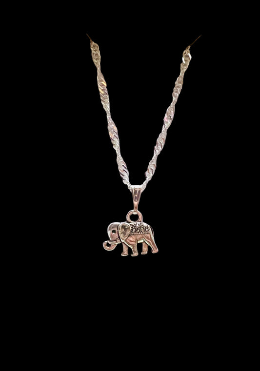 Elephant Pendant Necklace